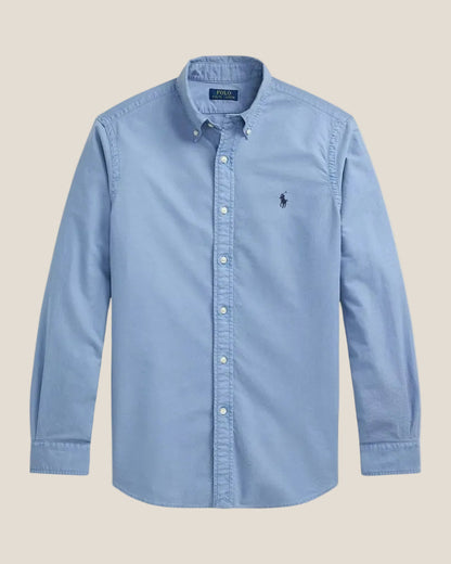 Slim Fit Garment-Dyed Oxford Shirt
