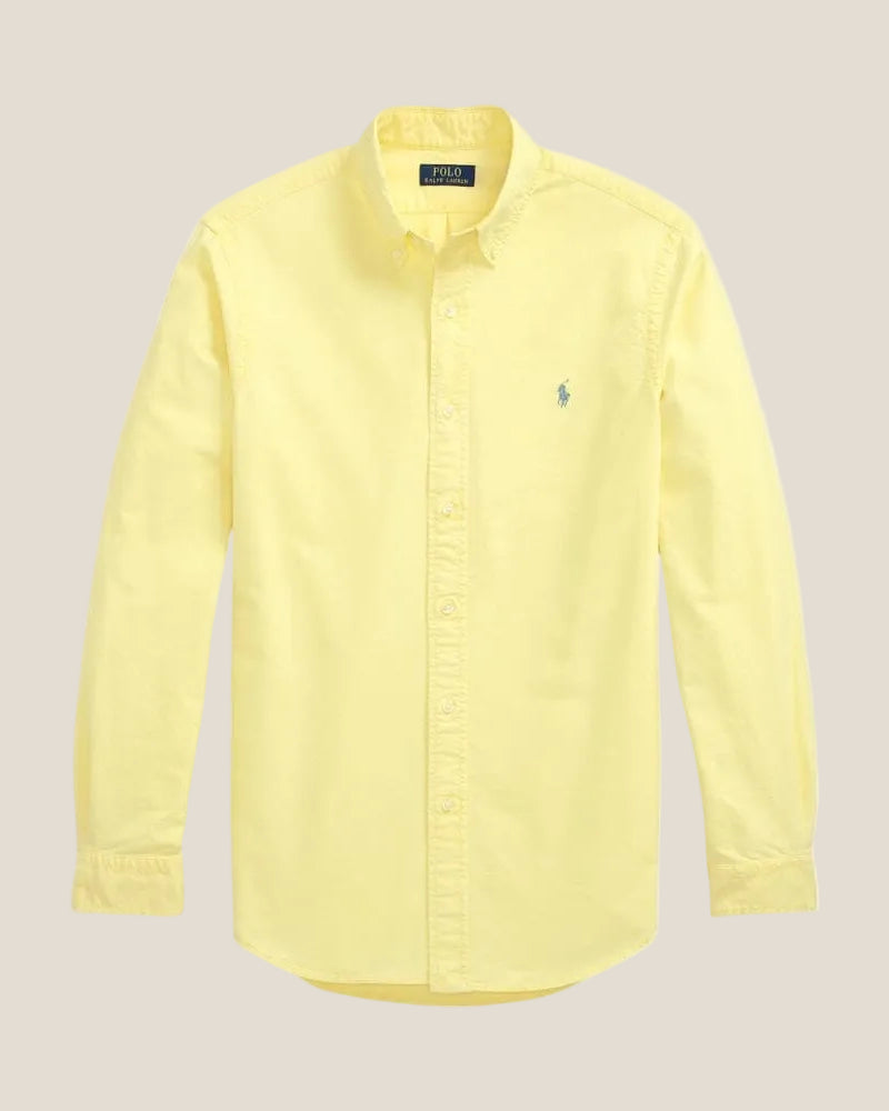 Slim Fit Garment-Dyed Oxford Shirt