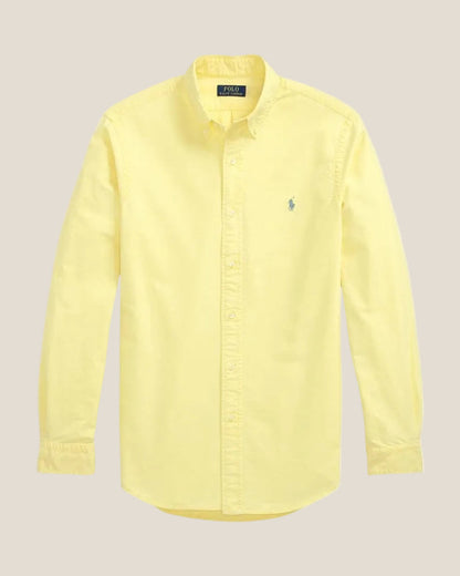 Slim Fit Garment-Dyed Oxford Shirt