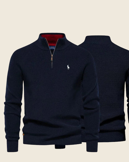 Ralph Lauren Classic Knit Quarter-Zip Sweater